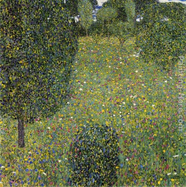 Gustav Klimt Garden Landscape